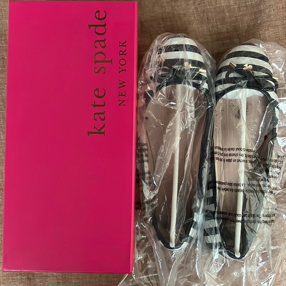 Kate Spade Willa Striped Ballet Flat